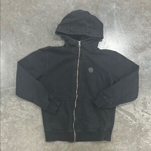 Black Zip-Up Hoodie